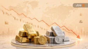 بازار فلزات گران‌بها دوباره قرمزپوش شد؛ ۵ عامل اصلی ریزش طلا و نقره