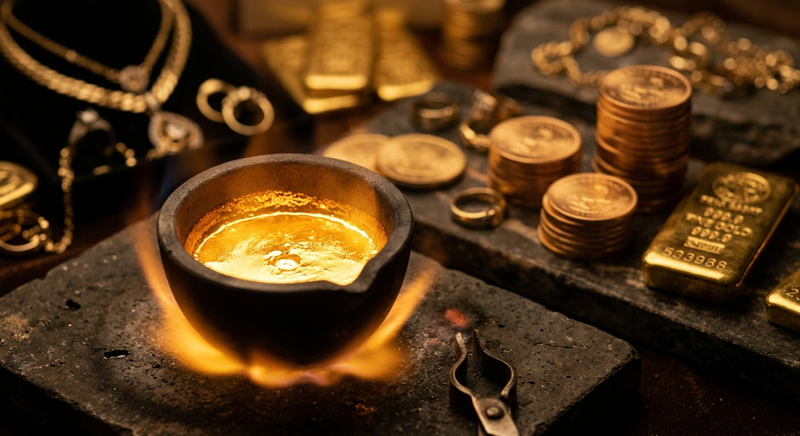 آیا طلای آبشده حباب دارد؟ بررسی کامل حباب قیمت طلای آبشده و روش تشخیص آن