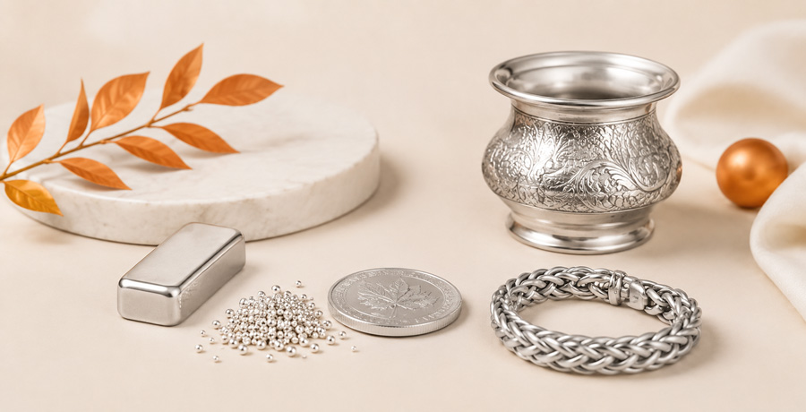 عیار نقره چیست؟ راهنمای شناخت انواع عیار نقره و تفاوت ۹۲۵ با ۹۹۹