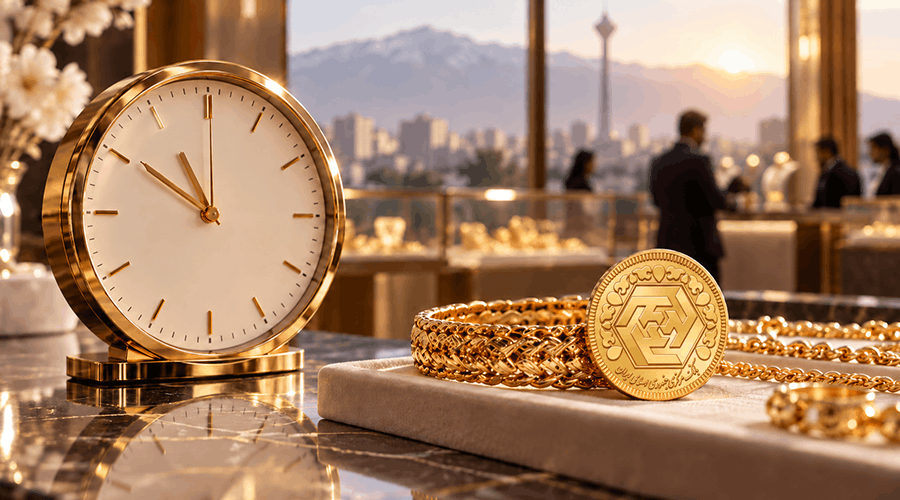 ساعت اعلام قیمت طلا + بهترین زمان مشاهده قیمت روز طلا